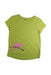 A Green Short Sleeve T Shirts from Lands' End in size 10Y for girl. (Front View)