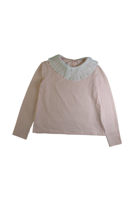 A Pink Long Sleeve Tops from Nicholas & Bears in size 10Y for girl. (Front View)