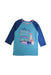 A Blue Long Sleeve Tops from Lands' End in size 8Y for girl. (Front View)