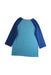 A Blue Long Sleeve Tops from Lands' End in size 8Y for girl. (Back View)