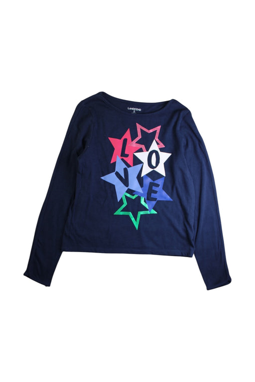 A Multicolour Long Sleeve T Shirts from Lands' End in size 10Y for girl. (Front View)