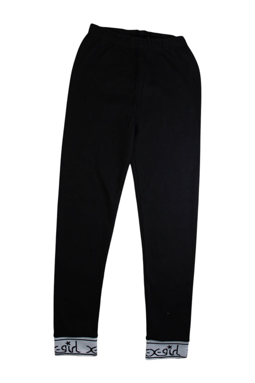 A Black Leggings from X-girl in size 11Y for girl. (Front View)