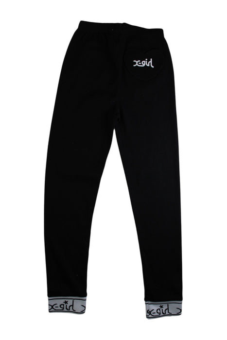 A Black Leggings from X-girl in size 11Y for girl. (Back View)