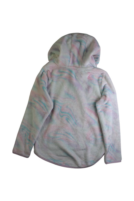 A Multicolour Hooded Sweatshirts from Lands' End in size 8Y for girl. (Back View)