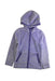 A Purple Puffer/Quilted Jackets from Lands' End in size 7Y for girl. (Front View)