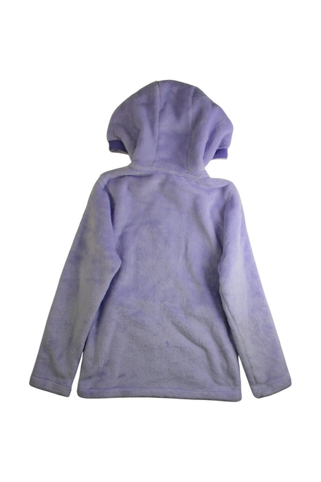 A Purple Puffer/Quilted Jackets from Lands' End in size 7Y for girl. (Back View)
