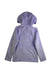 A Purple Puffer/Quilted Jackets from Lands' End in size 7Y for girl. (Back View)