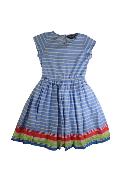 A Multicolour Short Sleeve Dresses from Lands' End in size 8Y for girl. (Front View)