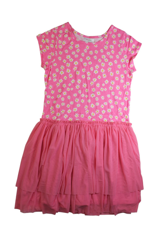 A Pink Sleeveless Dresses from Hanna Andersson in size 10Y for girl. (Front View)