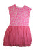 A Pink Sleeveless Dresses from Hanna Andersson in size 10Y for girl. (Front View)