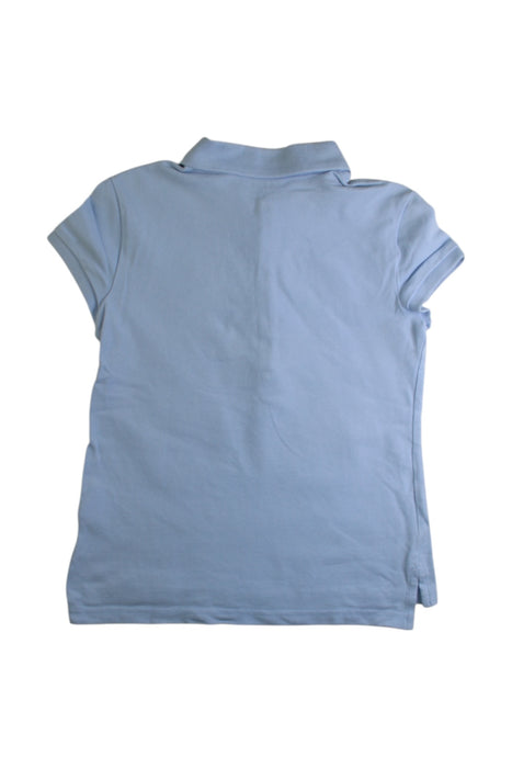A Blue Short Sleeve Polos from Polo Ralph Lauren in size 8Y for girl. (Back View)