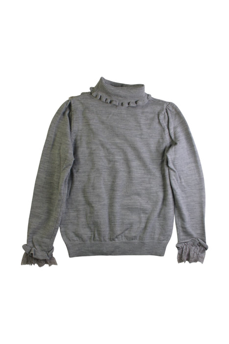 A Grey Long Sleeve Tops from Nicholas & Bears in size 8Y for girl. (Back View)