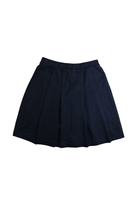 A Navy Mid Skirts from Lands' End in size 8Y for girl. (Back View)