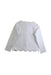 A White Cardigans from Petit Bateau in size 8Y for girl. (Back View)