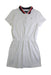 A White Short Sleeve Dresses from Tommy Hilfiger in size 8Y for girl. (Front View)
