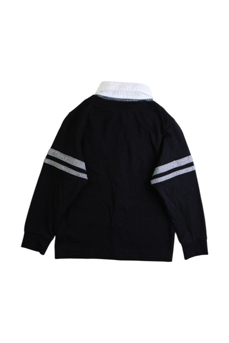 A Black Long Sleeve Shirts from Comme Ca Ism in size 2T for boy. (Back View)