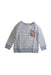 A Grey Long Sleeve Tops from Boden in size 6T for girl. (Front View)