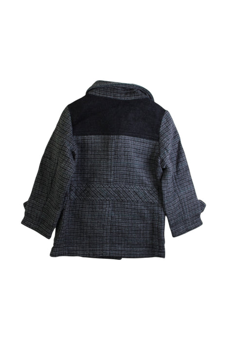 A Grey Blazers from Chickeeduck in size 4T for boy. (Back View)