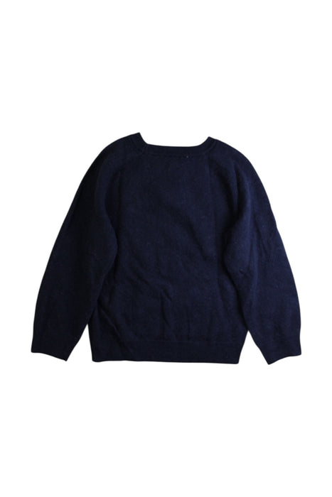 A Navy Knit Sweaters from Jacadi in size 4T for boy. (Back View)