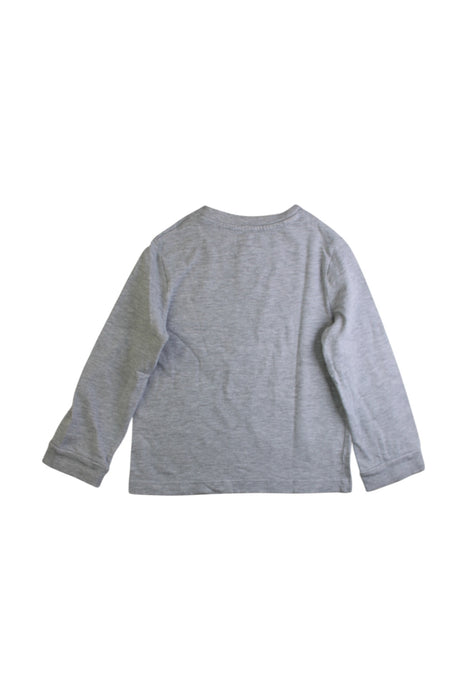 A Grey Long Sleeve T Shirts from Jacadi in size 4T for boy. (Back View)