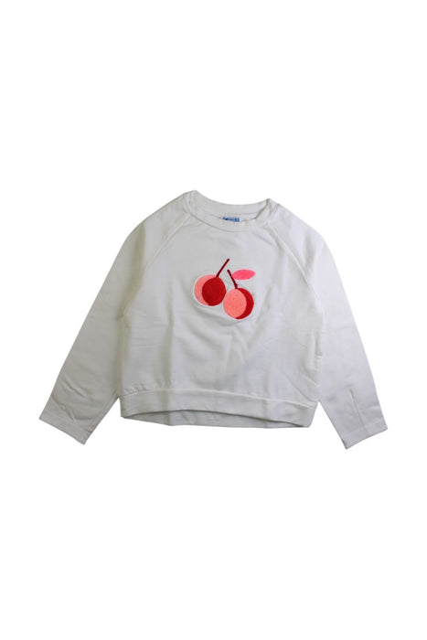 A White Long Sleeve Tops from Jacadi in size 8Y for girl. (Front View)