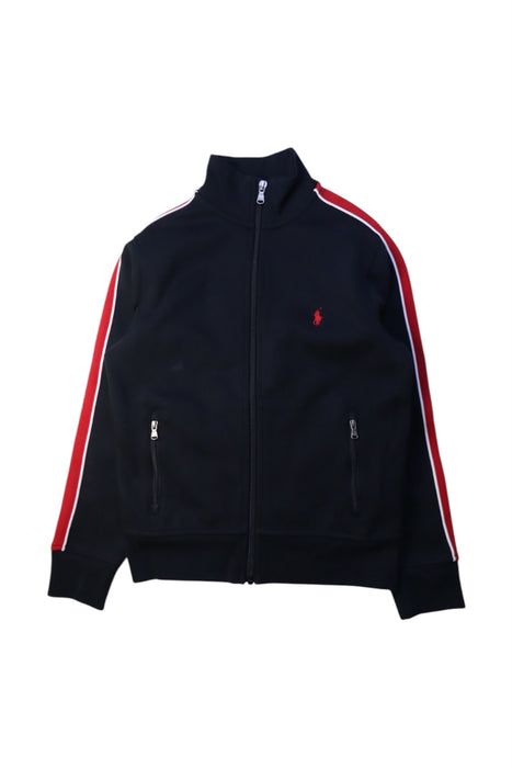 A Black Lightweight Jackets from Polo Ralph Lauren in size 8Y for boy. (Front View)