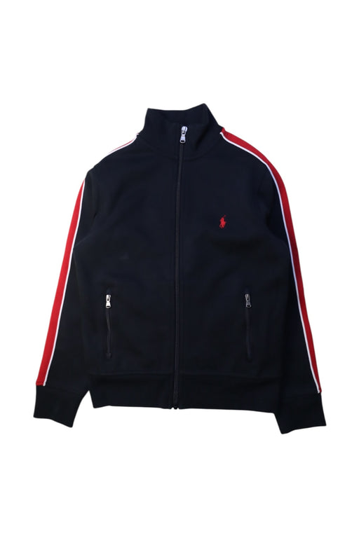 A Black Lightweight Jackets from Polo Ralph Lauren in size 8Y for boy. (Front View)