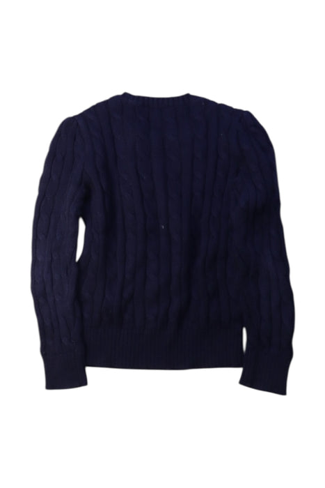 A Navy Knit Sweaters from Polo Ralph Lauren in size 6T for girl. (Back View)