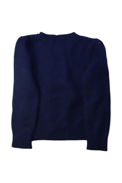 A Navy Knit Sweaters from Polo Ralph Lauren in size 6T for girl. (Back View)