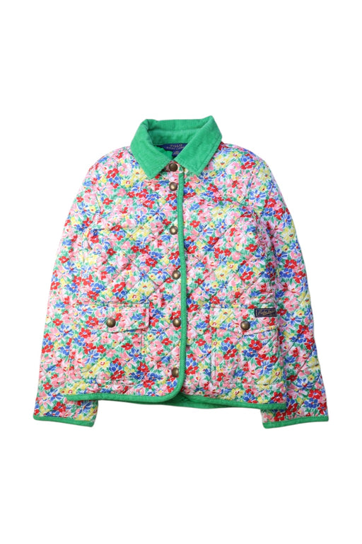 A Multicolour Puffer/Quilted Jackets from Polo Ralph Lauren in size 7Y for girl. (Front View)