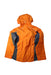 A Orange Rain Jackets from Columbia in size 8Y for boy. (Back View)