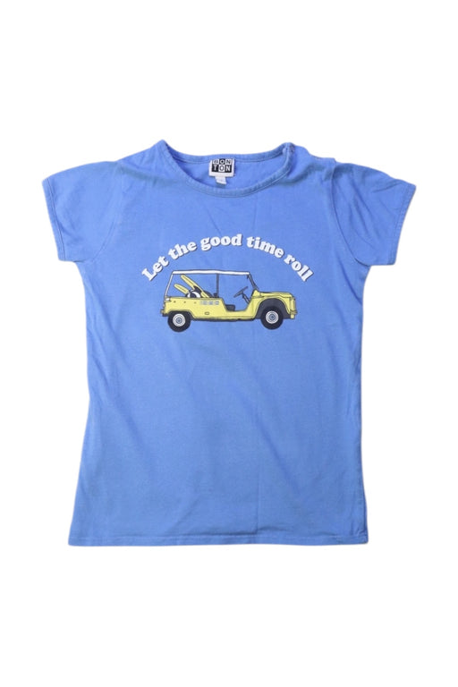 A Blue Short Sleeve T Shirts from Bonton in size 3T for boy. (Front View)