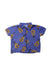 A Blue Short Sleeve Shirts from Bobo Choses in size 6-12M for boy. (Front View)