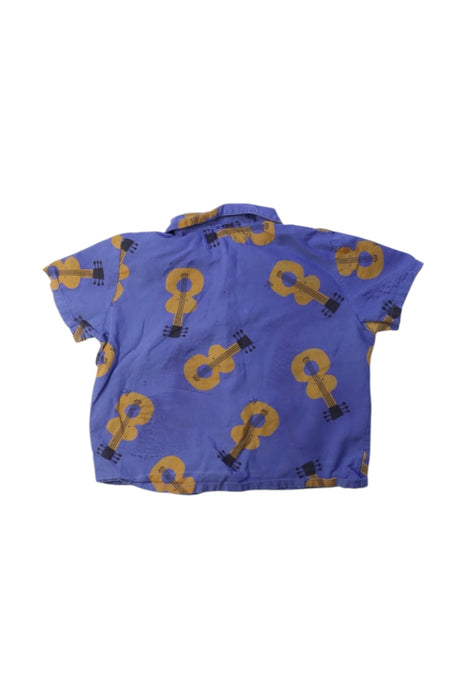 A Blue Short Sleeve Shirts from Bobo Choses in size 6-12M for boy. (Back View)