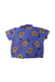 A Blue Short Sleeve Shirts from Bobo Choses in size 6-12M for boy. (Back View)