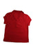A Red Short Sleeve Polos from Tommy Hilfiger in size 6T for girl. (Back View)