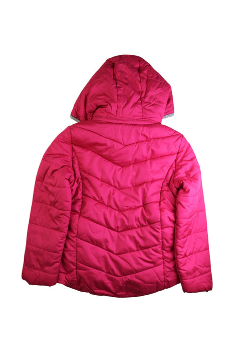 A Pink Puffer/Quilted Jackets from Nautica in size 10Y for girl. (Back View)