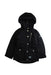 A Black Coats from Abercrombie & Fitch in size 3T for girl. (Front View)