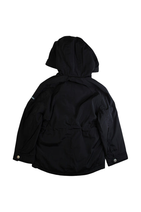 A Black Coats from Abercrombie & Fitch in size 3T for girl. (Back View)