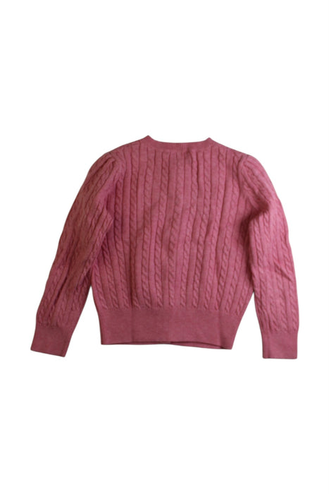 A Pink Cardigans from Polo Ralph Lauren in size 4T for girl. (Back View)