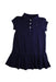 A Navy Short Sleeve Dresses from Tommy Hilfiger in size 4T for girl. (Front View)