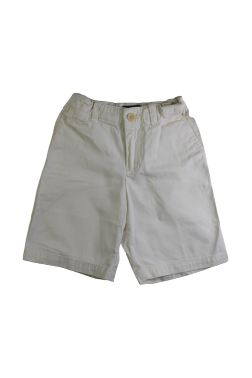 A White Shorts from Polo Ralph Lauren in size 5T for boy. (Front View)