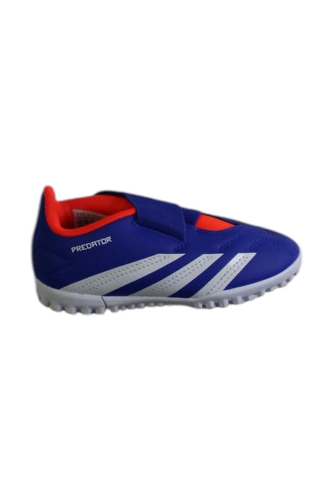 A  Cleats/Soccer Shoes from Adidas in size 4T for boy. (Front View)