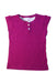 A Pink Sleeveless Tops from Burberry in size 6T for girl. (Front View)