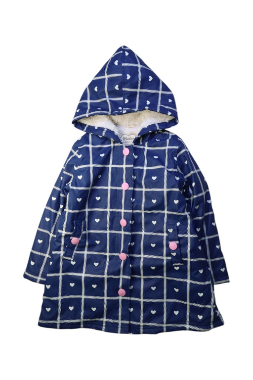 A Blue Puffer/Quilted Coats & Outerwear from Hatley in size 6T for girl. (Front View)