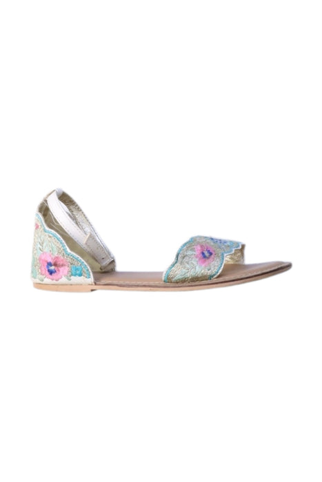 A Multicolour Sandals from Monsoon in size 7Y for girl. (Front View)