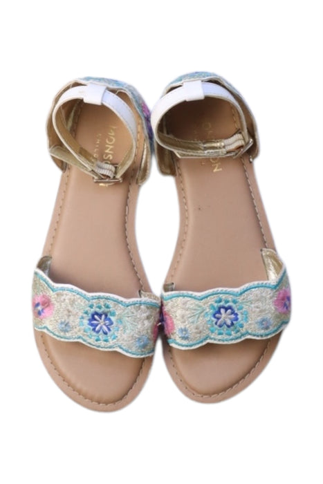 A Multicolour Sandals from Monsoon in size 7Y for girl. (Back View)