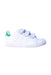 A White Sneakers from Adidas in size 4T for neutral. (Front View)
