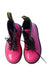 A Pink Casual Boots from Dr. Martens in size 4T for girl. (Back View)