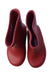 A Red Rain Boots from Hunter in size 18-24M for neutral. (Back View)